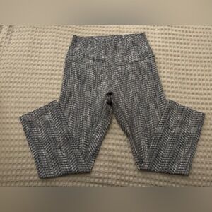 lululemon athletica Gray Patterned Leggings